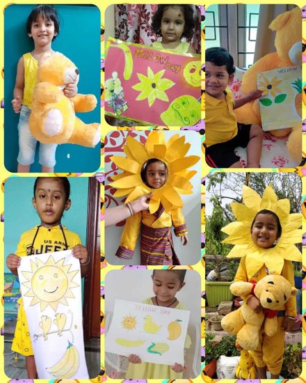Sunny Yellow Color Day  Vydehi School