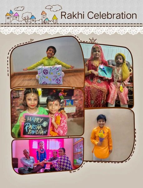 Raksha Bandhan Celebrations 2020 by Pre-primary Students