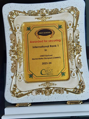 CREST Edufund Mental Maths Olympiad 2023-24